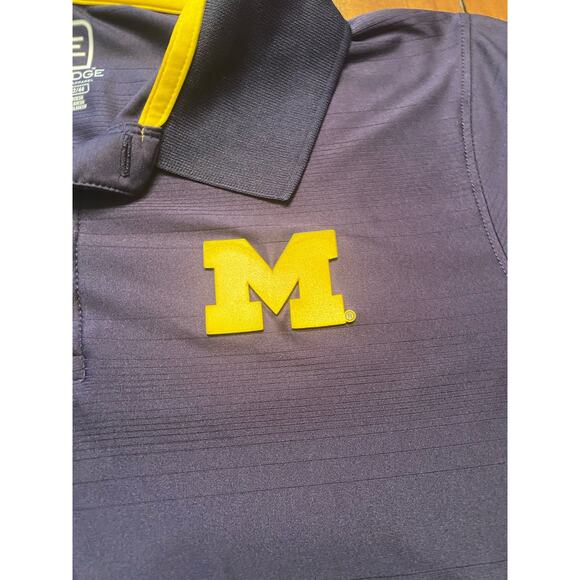 Proedge by Knight Apparel Michigan football polo size L - Read flaw - Picture 4 of 8